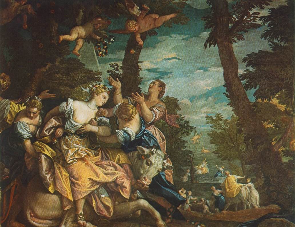 VERONESE (Paolo Caliari) The Rape of Europe rw